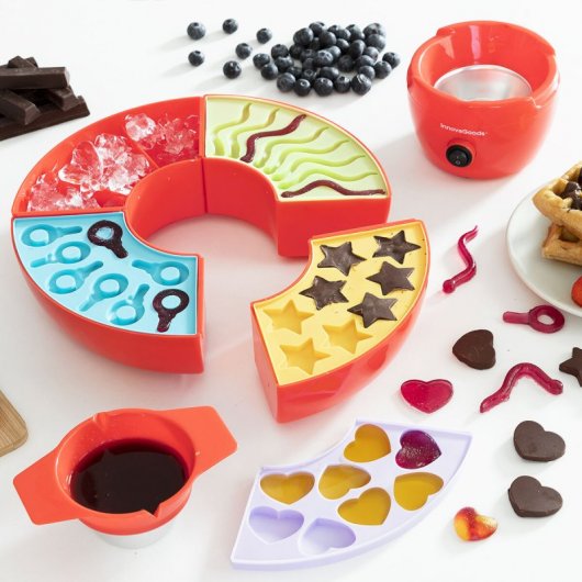 InnovaGoods Yupot Máquina para Gominolas y Fondue de Chocolate 2 en 1