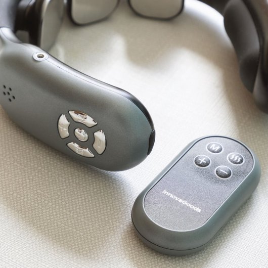 InnovaGoods Nekival Masajeador Cervical Recargable con Mando