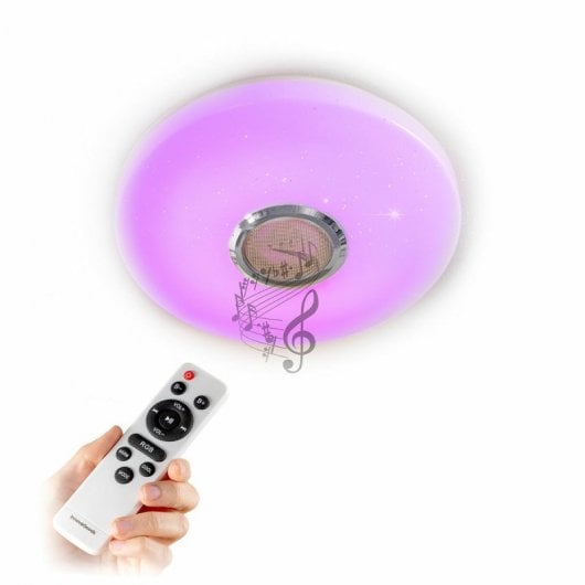 InnovaGoods Lumavox RGB LED Deckenleuchte mit Lautsprecher 5W
