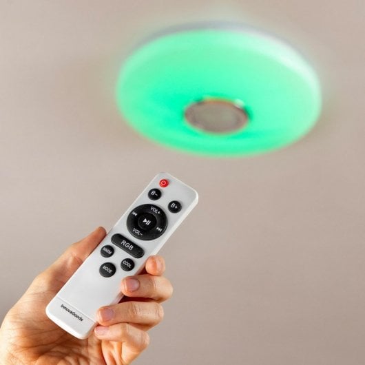 InnovaGoods Lumavox RGB LED Deckenleuchte mit Lautsprecher 5W