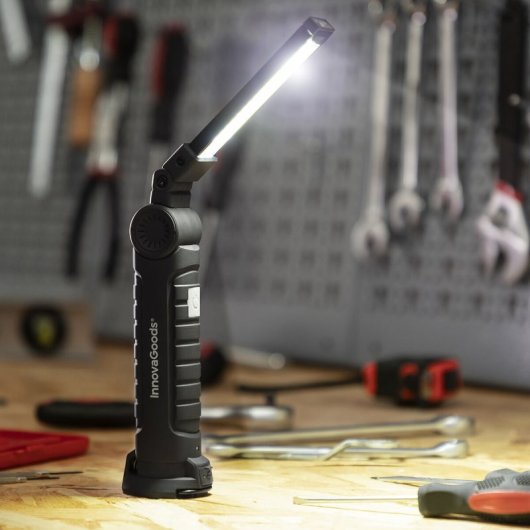 InnovaGoods Litooler Linterna LED Recargable Magnética 5 en 1