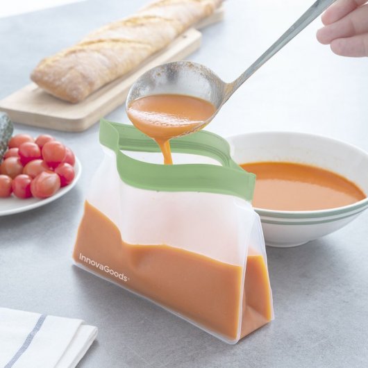 InnovaGoods Zags ensemble de sacs hermétiques réutilisables 6 pièces