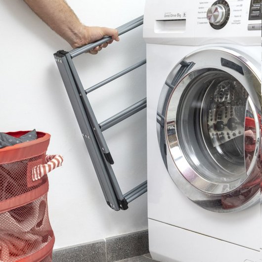 InnovaGoods Cloxy Tendedero Metálico con 3 Alturas Plegable/Extensible 11 Barras