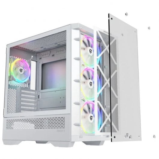 Nfortec DRACO X Blanc Verre Trempé USB 3.2 Blanc