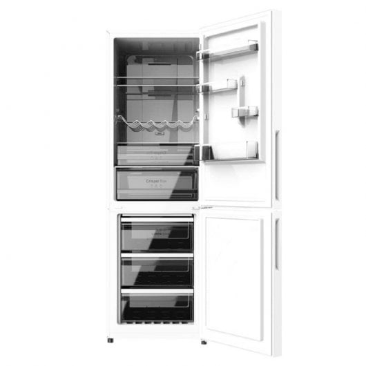 Cecotec Bolero CoolMarket Combi 322 Glass White E Frigorífico Combi E Cristal Blanco