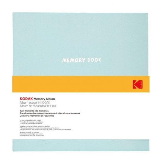 Kodak Fotoalbum mit Aufklebern, 20 Seiten, Format 23,5 x 27 cm, grün