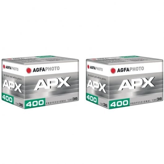 AgfaPhoto APX 400 Pack 2 Filmes Fotográficos Branco e Preto