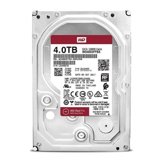 WD Red Pro 3.5" 4TB NAS SATA 3 Refurbished