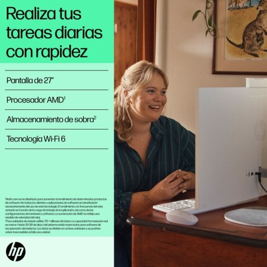 HP All-in-One 27-cr0009ns AMD Ryzen 7 7730U/16GB/1TB SSD/27"