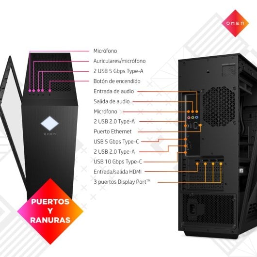 HP OMEN 25L GT15-1074ns Intel Core i7-13700F/16 Go/1 To SSD/RTX 4060Ti