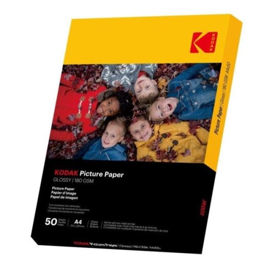 Carta fotografica Kodak 9891264 Brillante A4 180g 50 fogli Inkjet