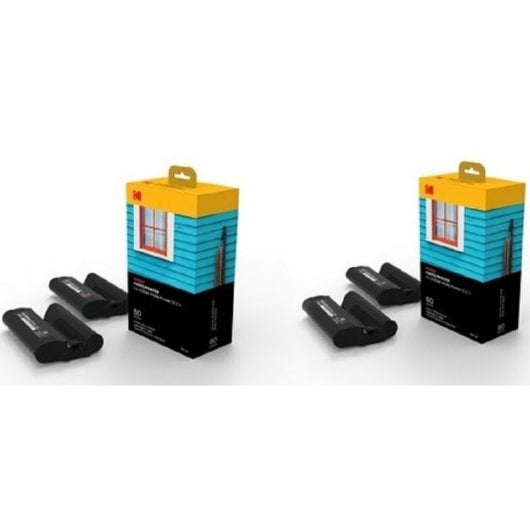 Kodak Pack 2xPHC-80 Cartuchos y Papel 160 Fotos Formato 10x15 cm para Impresora PD450 / PD460 / PD480