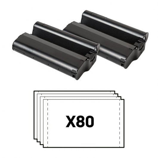 Kodak Pack 2xPHC-80 Cartuchos y Papel 160 Fotos Formato 10x15 cm para Impresora PD450 / PD460 / PD480