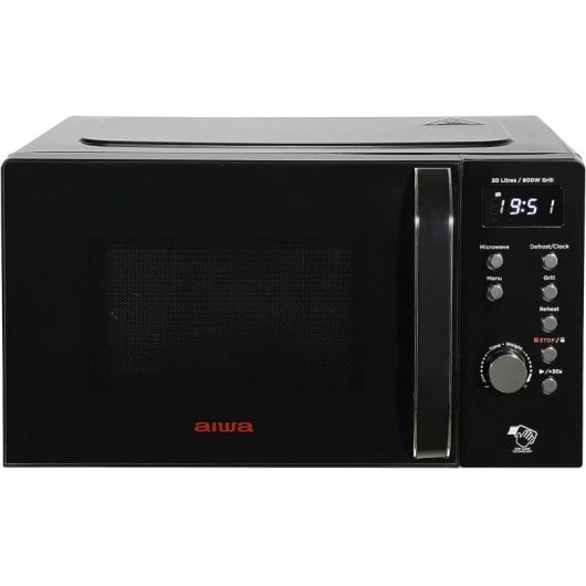 Aiwa AMW-202DG/BK Microondas Digital con Grill 20L 700W Negro