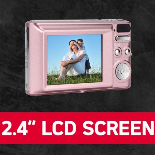 AgfaPhoto Realishot DC5500 Appareil photo numérique 24MP Zoom x8 Rose