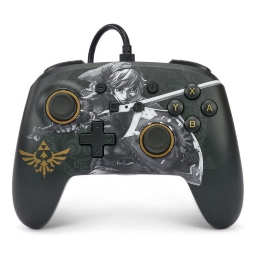 Power A Zelda Battle-Ready Link Manette filaire noire pour Nintendo Switch