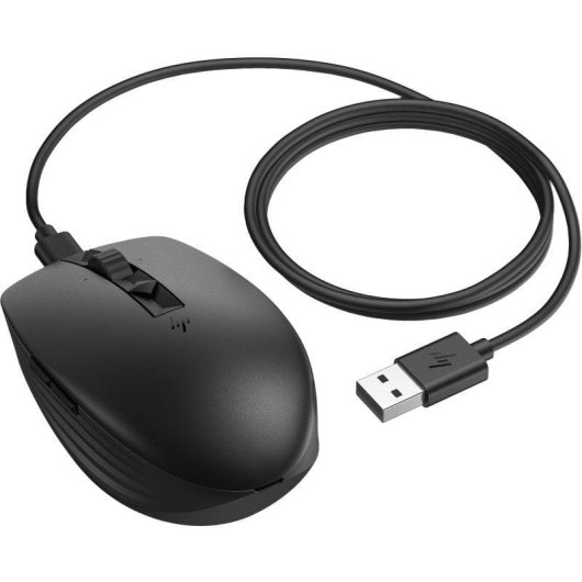 Ratón HP 710 Inalámbrico Bluetooth 5.3 3000 DPI Negro Recargable