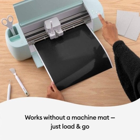 Etichetta autoadesiva Cricut Smart Label Vinile Nero Permanente 33x90cm