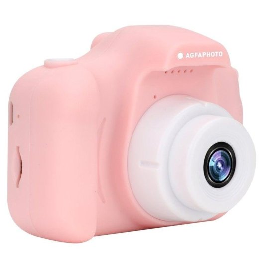 Câmara AgfaPhoto Realikids Cam Mini 12MP Estabilização Rosa