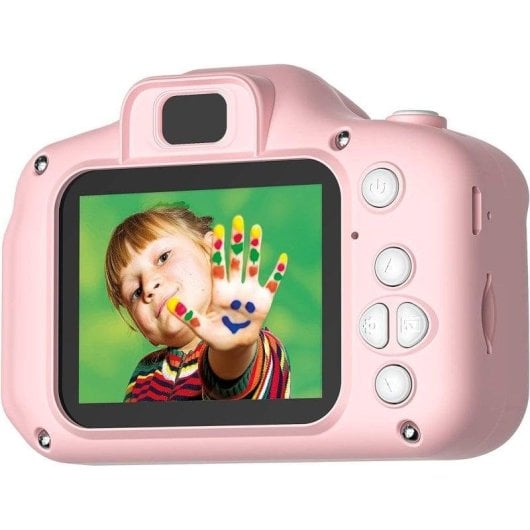Câmara AgfaPhoto Realikids Cam Mini 12MP Estabilização Rosa