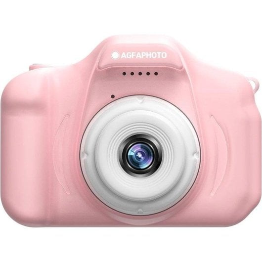 Câmara AgfaPhoto Realikids Cam Mini 12MP Estabilização Rosa