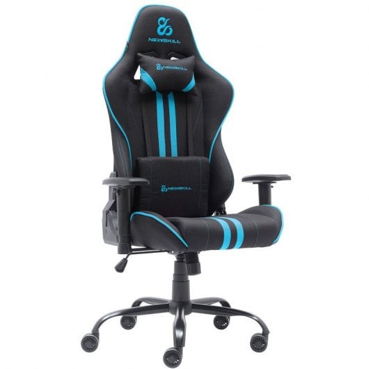 Newskill Kitsune V2 Cadeira Gaming Acabamento em Tecido Preto Espacial/Azul