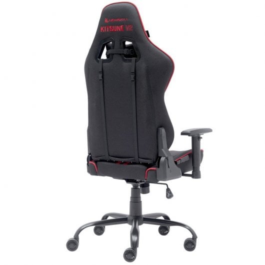 Newskill Kitsune V2 Silla Gaming Tela Transpirable Estructura Acero Negro-Roja