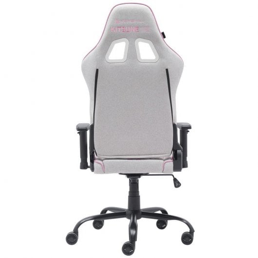 Sedia da gaming Newskill Kitsune V2 rifinita in tessuto Daytona grigio/rosa