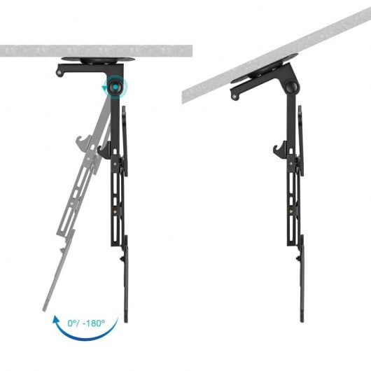 TooQ Soporte de Techo para Pantallas 23"-55" Negro