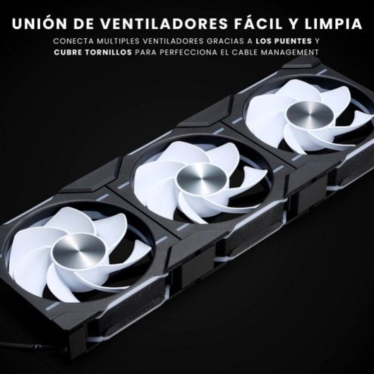 Phanteks D30 Kit lame inversée 3 ventilateurs DRGB supplémentaires 120 mm noir