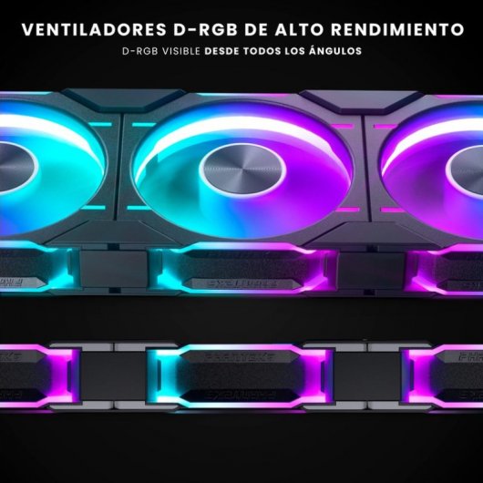 Phanteks D30 Kit lame inversée 3 ventilateurs DRGB supplémentaires 120 mm noir