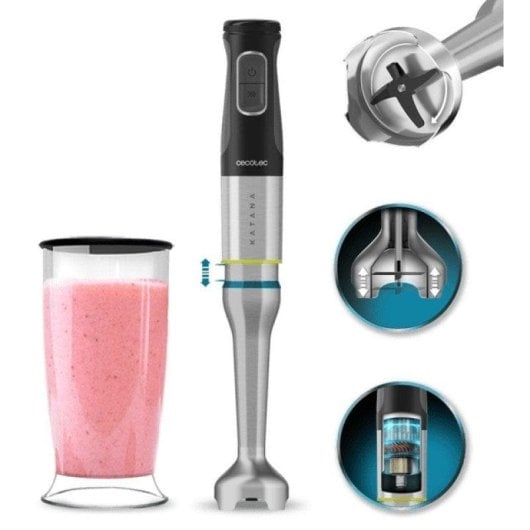 Licuadora Cecotec Katana 15 Jar G 1500W 21 velocidades Turbo vidro
