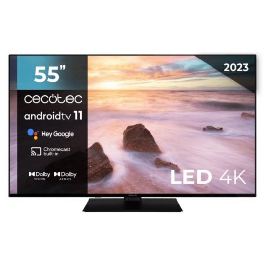 Cecotec A2 Series ALU20055Z 55" LED UltraHD 4K HDR10 Smart TV