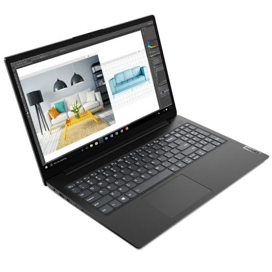 Lenovo V V15 N4500 Computer portatile 39,6 cm (15.6") Full HD Intel® Celeron® N 8 GB DDR4-SDRAM 256 GB SSD Wi-Fi 5 (802.11ac) Nero