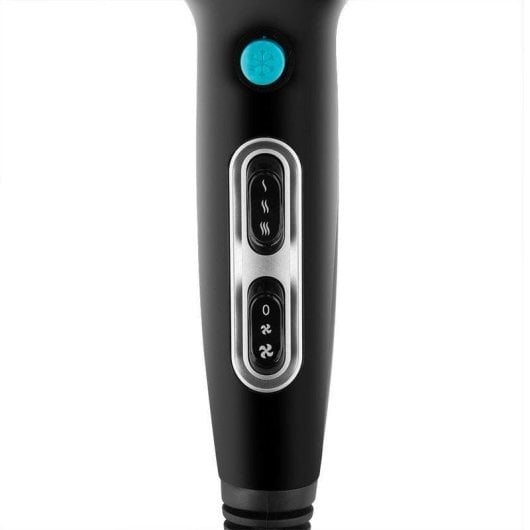 Professioneller Ionen Föhn Orbegozo SE 2400 2400W 3 Temperaturstufen 2 Geschwindigkeiten Diffusor Schwarz