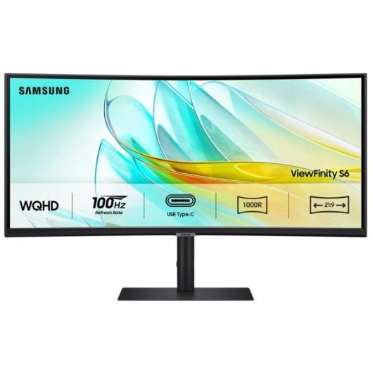 Samsung ViewFinity S65UC 34" LCD UltraWide WQHD 100Hz FreeSync USB-C Curva