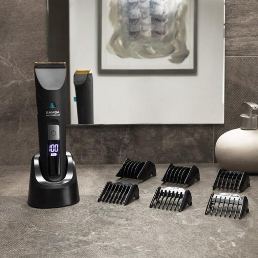 Cecotec Bamba PrecisionCare Wet&Dry Máquina de Cortar Cabelo Sem Fios Preta