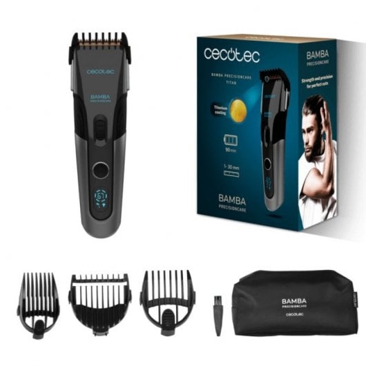 Cecotec Bamba PrecisionCare Titan Cortapelos Inalámbrico Negro
