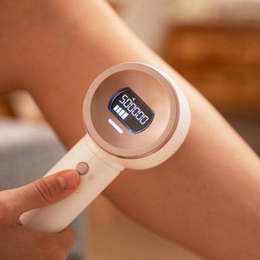 Depilator Cecotec Bamba SkinCare IPL Gun Quarzlampe 500000 Impulse LCD Kühlung