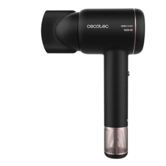 Secador de Cabelo Iónico Profissional Cecotec Bamba IoniCare RockStar Ion Touch 1600W 6 Temperaturas 6 Velocidades Tela Tátil Preto