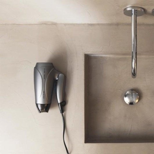 Secador de Cabelo Dobrável Iónico Cecotec Bamba IoniCare Power&Go 2400W Ar Frio Preto Turquesa