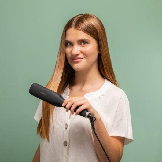 Piastra per capelli Cecotec Bamba Ritualcare Sphere Max piastre XL ceramica display LED