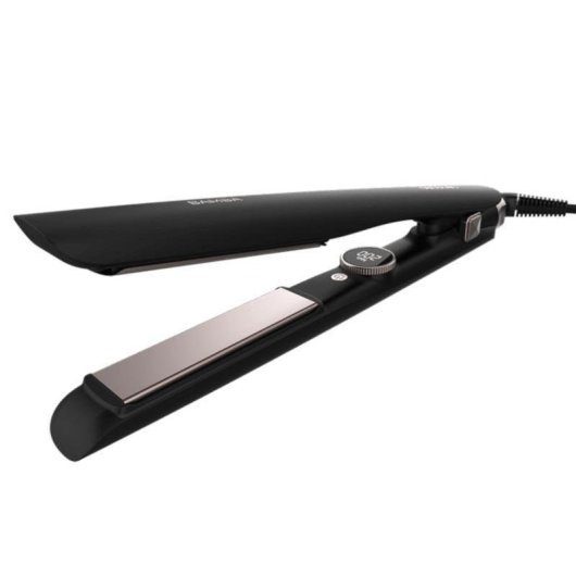 Piastra per Capelli Ceramica Tormalina Cecotec Bamba RitualCare iSphere 220ºC Display LED Spegnimento Automatico Nero