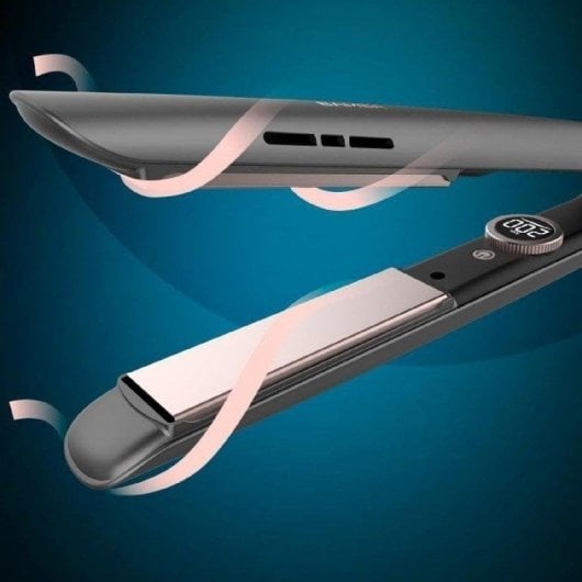 Piastra per Capelli Ceramica Tormalina Cecotec Bamba RitualCare Ionic Sphere 230ºC Ionica Display Nero