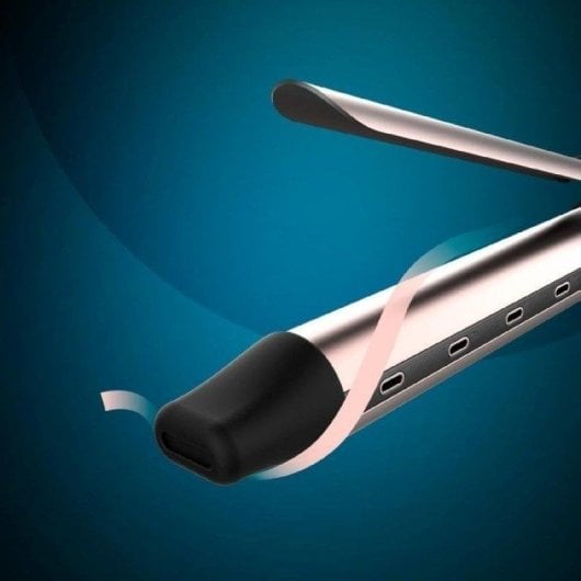 Enrolador de Cabelo Cecotec Bamba Surfcare Epic Curly Sphere Cerâmica Turmalina 32mm 120-210°C 10 Níveis Tecnologia Iónica Desligamento Automático Preto Bronze