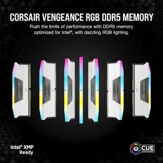 Corsair Vengeance RGB CMH64GX5M2B6000C30W memoria 64 GB 2 x 32 GB DDR5 6000 MHz