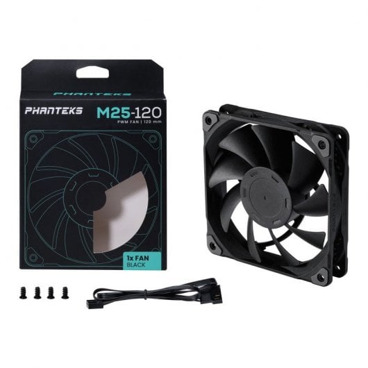 Ventola supplementare Phanteks M25-120 da 120 mm Nera