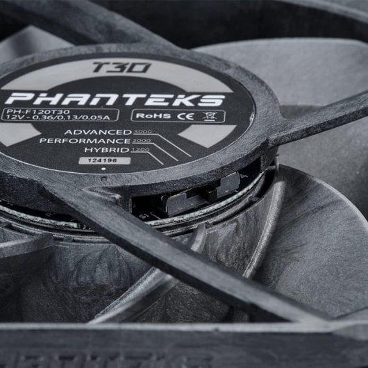 Phanteks T30-120 Kit 3 Ventilateurs Supplémentaires 120mm Noir