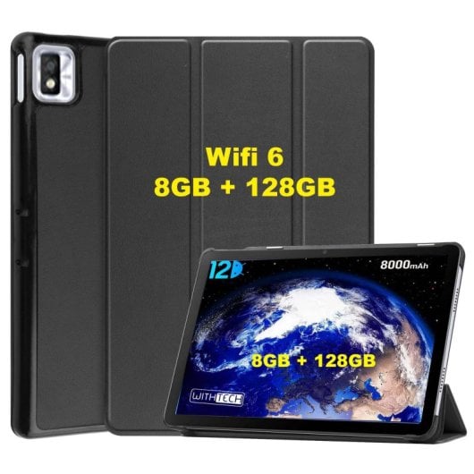 Withtech CIS Edison Game 10.1" 8/128GB 4G Negra + Funda
