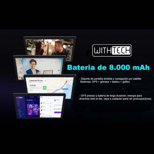 Withtech CIS Edison Game 10.1" 8/128GB 4G Negra + Funda